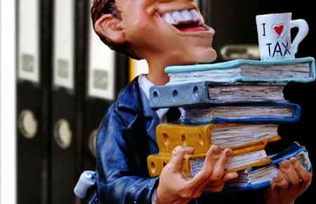 Lachender Steuerberater