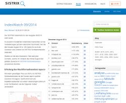 screenshot sistrix news